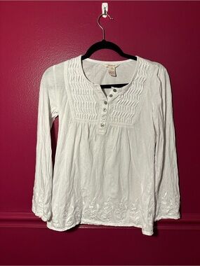 Sundance embroidered Henley